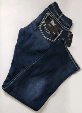 Silver Jeans Co - Suki Mid Rise Bootcut Jeans 30x34 Curvy Fit